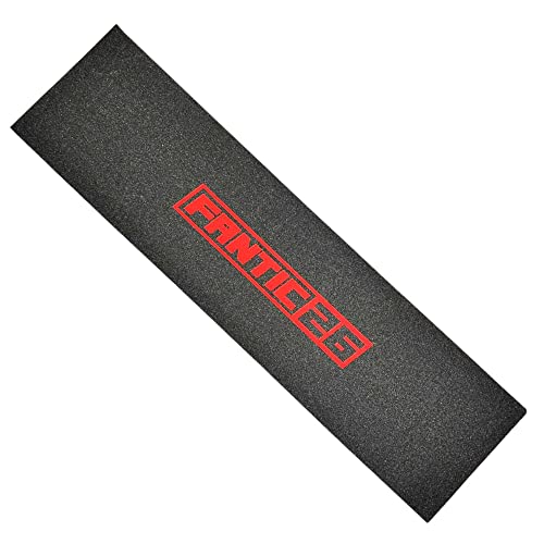 Fantic26 Stunt-Scooter Griptape Ersatz Park Trick Tret Roller Anti Rutsch Sandpapier 58,5cm (15,5cm Basic Schwarz/Rot) von Fantic26