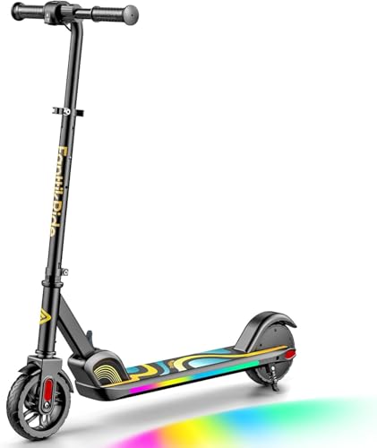 FanttikRide C9 Pro Elektroroller für Kinder ab 8 Jahren, Bunte Regenbogenlichter, 8/12,8/16 km/h, 8KM Reichweite, LED-Anzeige, Höhenverstellbar, Faltbar, für Jungen und Mädchen Schwarz FanttikRide C9 Pro Elektroroller für Kinder ab 8 Jahren, Bunte Regenbogenlichter, 8/12,8/16 km/h, 8KM Reichweite, LED-Anzeige, Höhenverstellbar, Faltbar, für Jungen und Mädchen Schwarz von FanttikRide