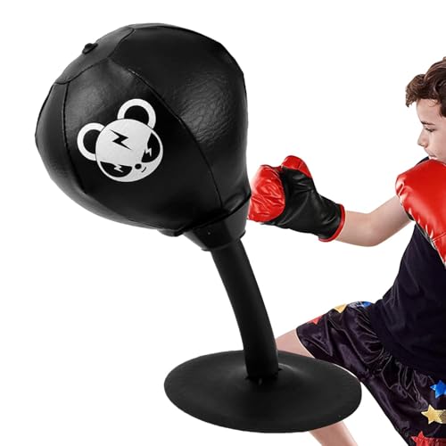 Fanysdsi Desktop Boxsack - Fun Punch Rage Bag, Tisch Punchingball mit Saugnapf, Schreibtisch Boxsack zum Stressabbau, Schneller Rückfederung Boxspielzeug für Kinder, Jugendliche und Erwachsene von Fanysdsi