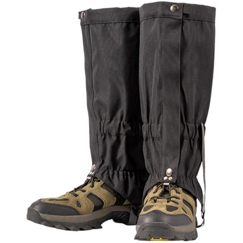 Fanysdsi Verstellbare Beingamaschen, Schneegamaschen zum Wandern, Verstellbare Stiefel, Gamaschen, Stiefel zum Schneeschuhwandern, Wanderstiefel-Gamaschen für Jagd, Wandern, Bergsteigen, Schnee, von Fanysdsi