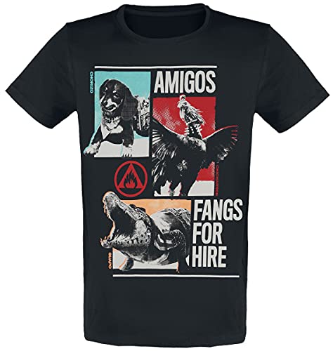 Far Cry 6 - The Amigos Männer T-Shirt schwarz M 100% Baumwolle Fan-Merch, Gaming, Ubisoft Far Cry 6 - The Amigos Männer T-Shirt schwarz M 100% Baumwolle Fan-Merch, Gaming, Ubisoft von CHICHL