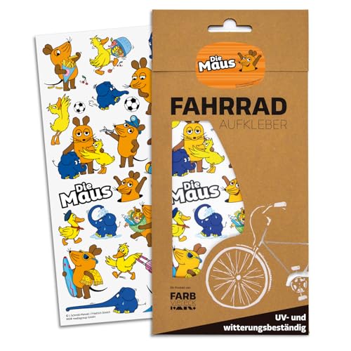 Farbviereck Die Maus WDR - Lizenzprodukt Fahrradaufkleber Elefant - Ente - Mäuse für Roller - Kinderwagen - Helm Mausaufkleber als Fahrradaufkleber K0022 Farbviereck Die Maus WDR - Lizenzprodukt Fahrradaufkleber Elefant - Ente - Mäuse für Roller - Kinderwagen - Helm Mausaufkleber als Fahrradaufkleber K0022 von Farbviereck