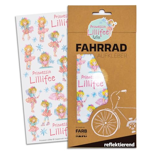 Farbviereck Prinzessin Lillifee Aufkleber für Fahrrad - Roller - Kinderwagen - Helm Geschenk Fahrradaufkleber Lillyfee Outdoor Aufkleber wetterfest wasserfest | R0015 Farbviereck Prinzessin Lillifee Aufkleber für Fahrrad - Roller - Kinderwagen - Helm Geschenk Fahrradaufkleber Lillyfee Outdoor Aufkleber wetterfest wasserfest | R0015 von Farbviereck