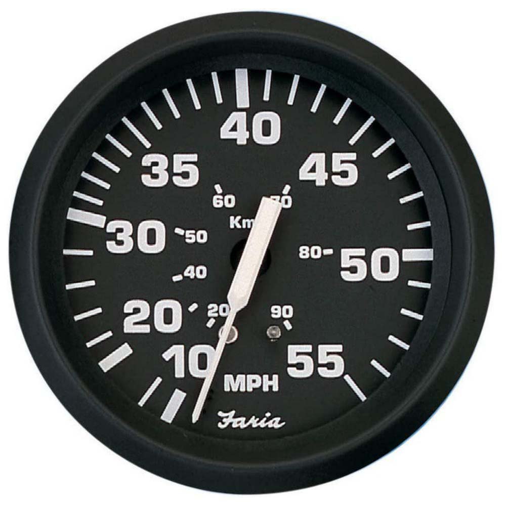 Faria Euro 55mph Speedometer Schwarz Faria Euro 55mph Speedometer Schwarz von Faria