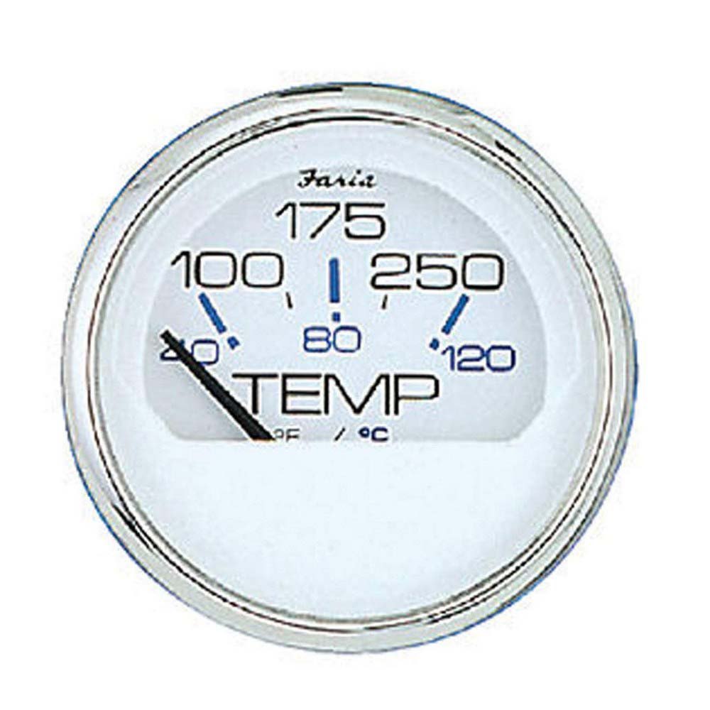 Faria Water Temperature Gauge Chesapeake Silber von Faria