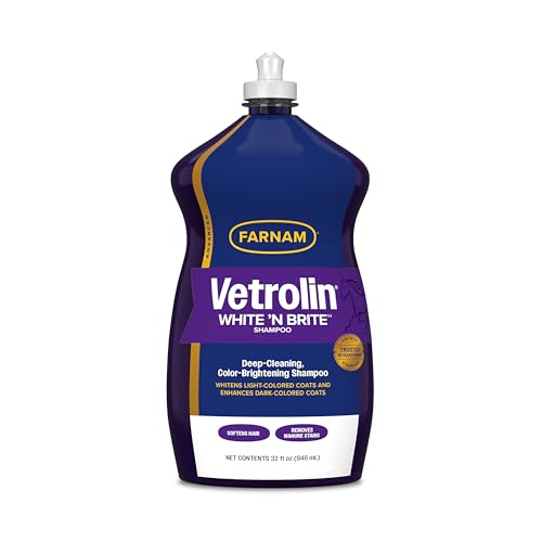 Farnam Vetrolin Weiß N Brite Shampoo - 946 ml - Clear, Unisex, HRS0106 Farnam Vetrolin Weiß N Brite Shampoo - 946 ml - Clear, Unisex, HRS0106 von Farnam