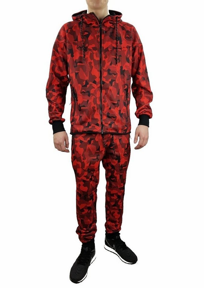 Fashion Boy Sweatanzug Jogginganzug, Freizeitanzug, Camouflage, Army, HF175 von Fashion Boy