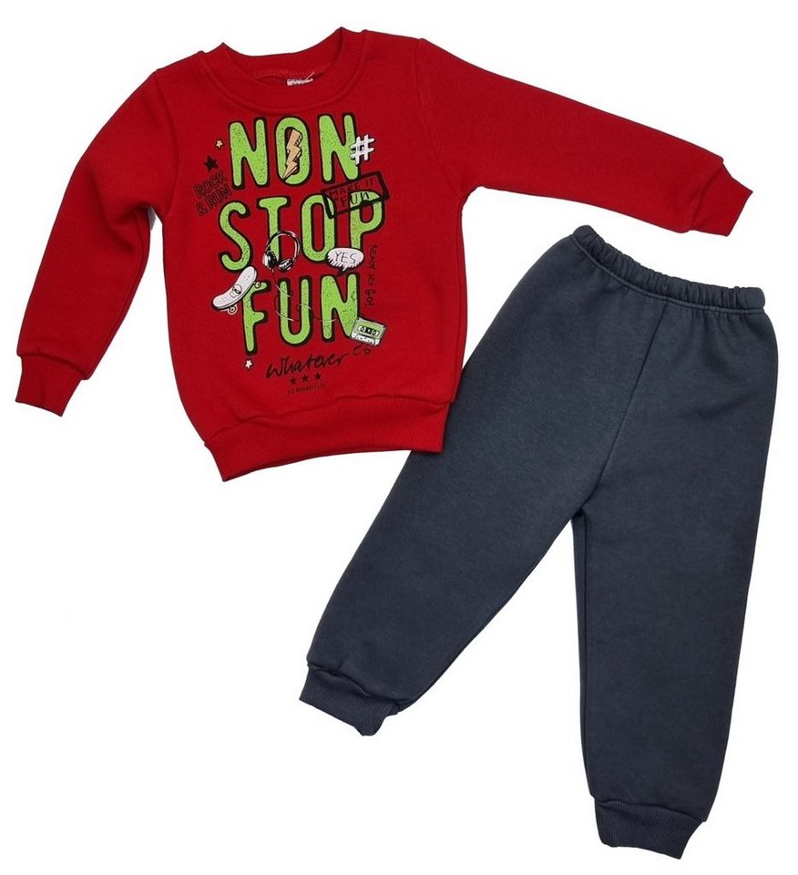 Fashion Boy Sweatanzug Sweatanzug Freizeitanzug Jogginganzug Jungen/Mädchen KS5043 von Fashion Boy