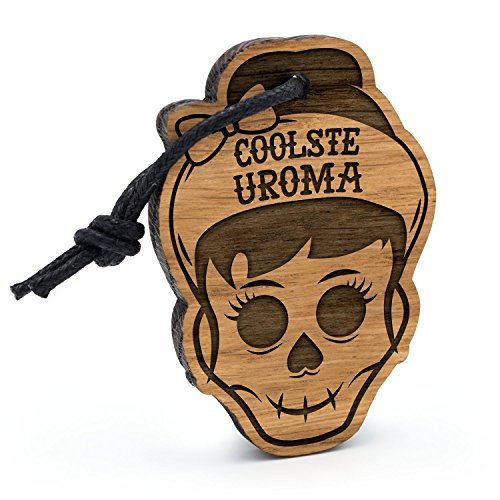 Fashionalarm Schlüsselanhänger Totenkopf Coolste Uroma aus Holz mit Gravur | Geschenk Idee für Urgroßmutter zum Geburtstag Weihnachten Fashionalarm Schlüsselanhänger Totenkopf Coolste Uroma aus Holz mit Gravur | Geschenk Idee für Urgroßmutter zum Geburtstag Weihnachten von Fashionalarm