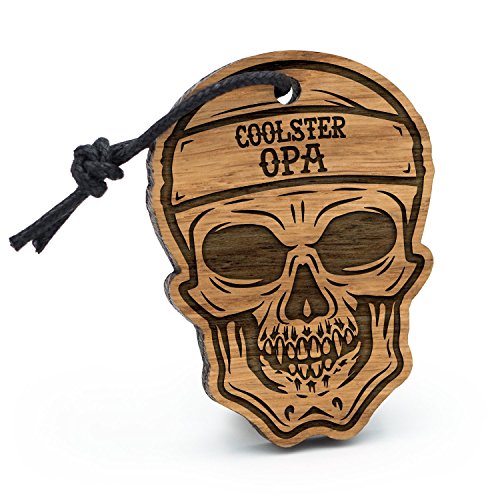 Fashionalarm Schlüsselanhänger Totenkopf Coolster Opa aus Holz mit Gravur | Geschenk Idee Geburtstag Weihnachten Geburt Enkel Kind Großvater Fashionalarm Schlüsselanhänger Totenkopf Coolster Opa aus Holz mit Gravur | Geschenk Idee Geburtstag Weihnachten Geburt Enkel Kind Großvater von Fashionalarm