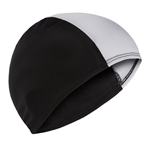 Badekappe aus Stoff für Erwachsene und Kinder, multicolore - nero/bianco Badekappe aus Stoff für Erwachsene und Kinder, multicolore - nero/bianco von Fashy
