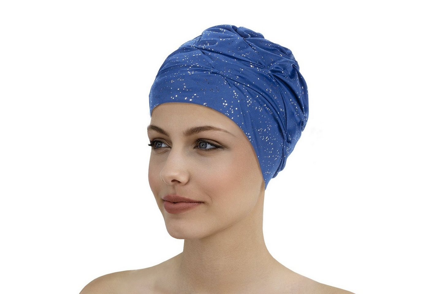Fashy Badekappe Fashy - Badehaube Badekappe Damen Blau Silber Innenhaube Abdichtung Fashy Badekappe Fashy - Badehaube Badekappe Damen Blau Silber Innenhaube Abdichtung von Fashy