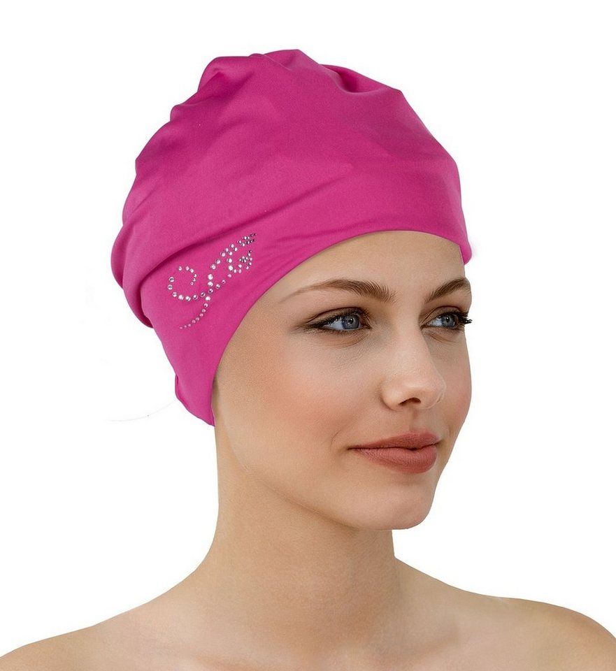 Fashy Badekappe Fashy - Badehaube Badekappe Damen Pink mit Strasssteinen 3479-43 Fashy Badekappe Fashy - Badehaube Badekappe Damen Pink mit Strasssteinen 3479-43 von Fashy