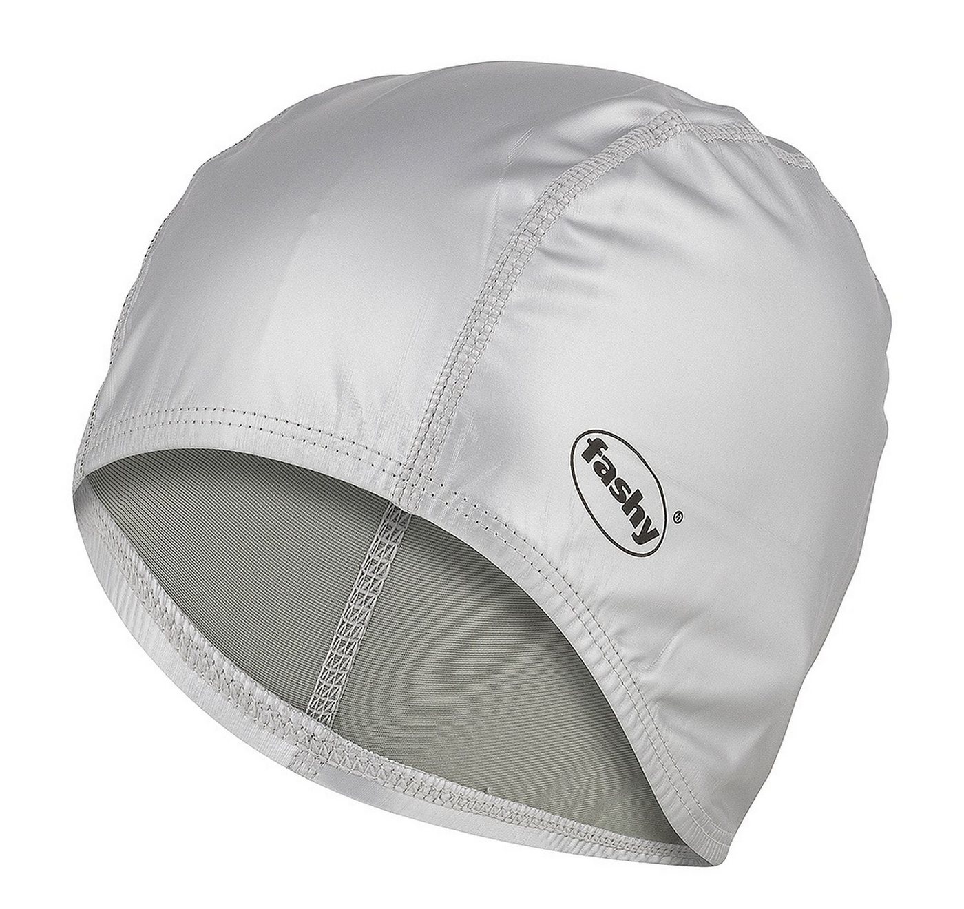Fashy Badekappe Fashy - Badehaube Badekappe Silber lange Form Damen Herren 3059-12 Fashy Badekappe Fashy - Badehaube Badekappe Silber lange Form Damen Herren 3059-12 von Fashy