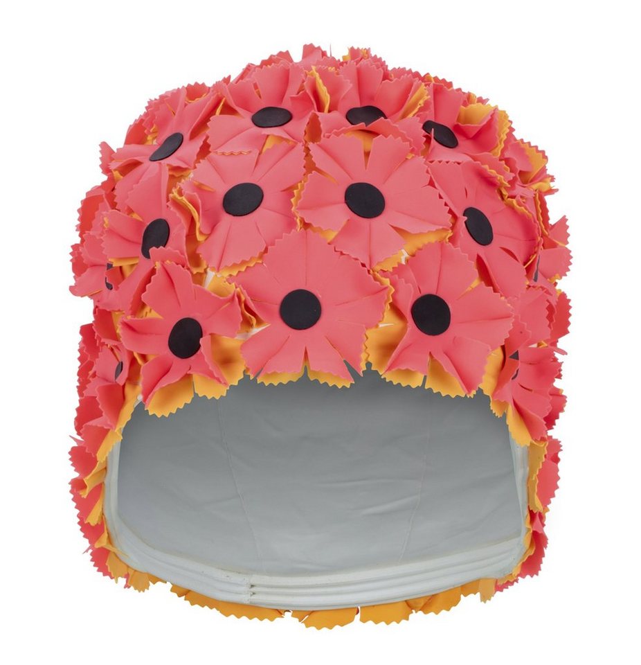 Fashy Badekappe Fashy - Badehaube Gummibadehaube Badekappe Gummi Blüten Pink Orange Fashy Badekappe Fashy - Badehaube Gummibadehaube Badekappe Gummi Blüten Pink Orange von Fashy