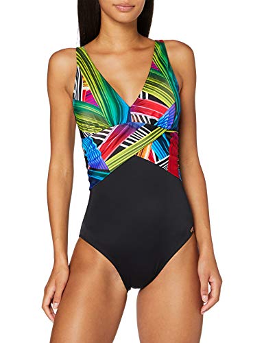 Fashy Damen Badeanzug, Mehrfarbig Gemustert, 38C Fashy Damen Badeanzug, Mehrfarbig Gemustert, 38C von Fashy