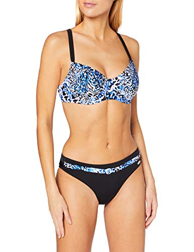 Fashy Damen Bikini, Mehrfarbig Gemustert, 44C von Fashy