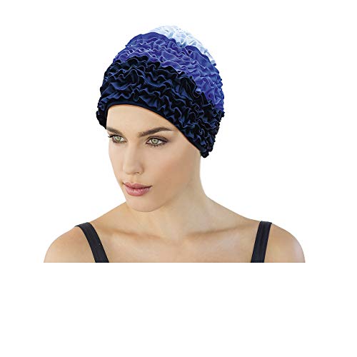 Fashy Damen flæse badehætte Badehaube, blau, Einheitsgröße EU Fashy Damen flæse badehætte Badehaube, blau, Einheitsgröße EU von Fashy
