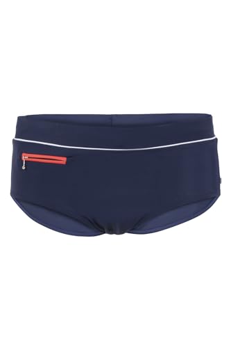 Fashy Herren Badehose (80% PA Recycled) mit Reißverschlusstasche, Marine von Fashy