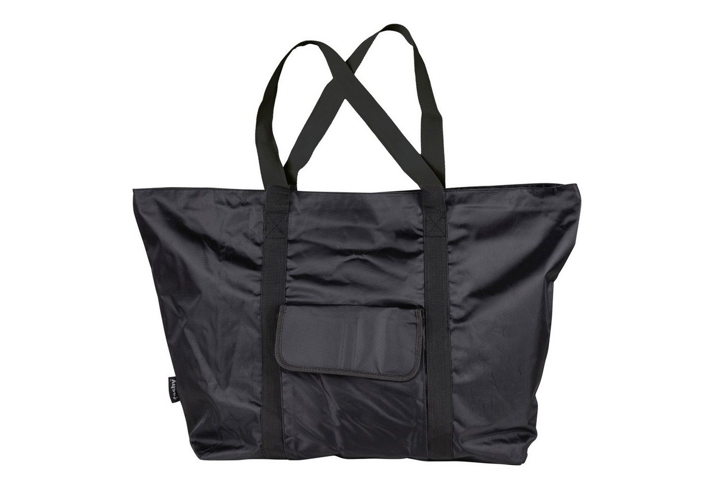 Fashy Strandtasche Fashy - Strandtasche Badetasche XXL Tasche "Bolgona" Schwarz 972-20 von Fashy