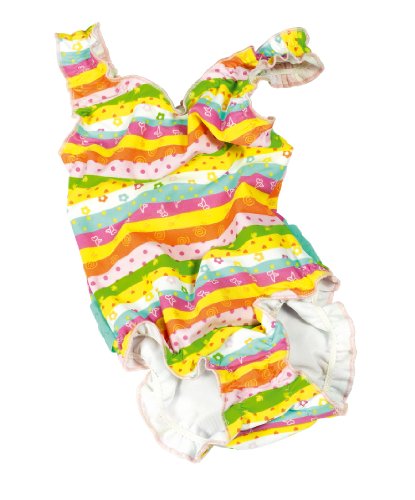 fashy Mädchen Baby-Badebekleidung Einteiler mit Windelhöschen, bunt, L, 1547 fashy Mädchen Baby-Badebekleidung Einteiler mit Windelhöschen, bunt, L, 1547 von Fashy
