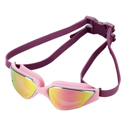 fashy Schwimmbrille Splash I Mirror mit Spezialverschluss, pink von Fashy