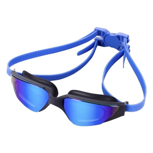 fashy Schwimmbrille Splash II Mirror Special mit Spezialverschluss, blau von Fashy