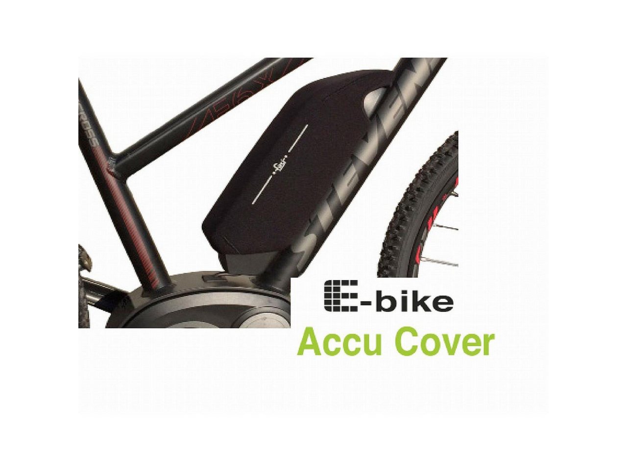 Fasi E Bike Akku Cover Unterrohr Neoprene BOSCH Powerpack 300 400 500 E-Bike Akku von Fasi