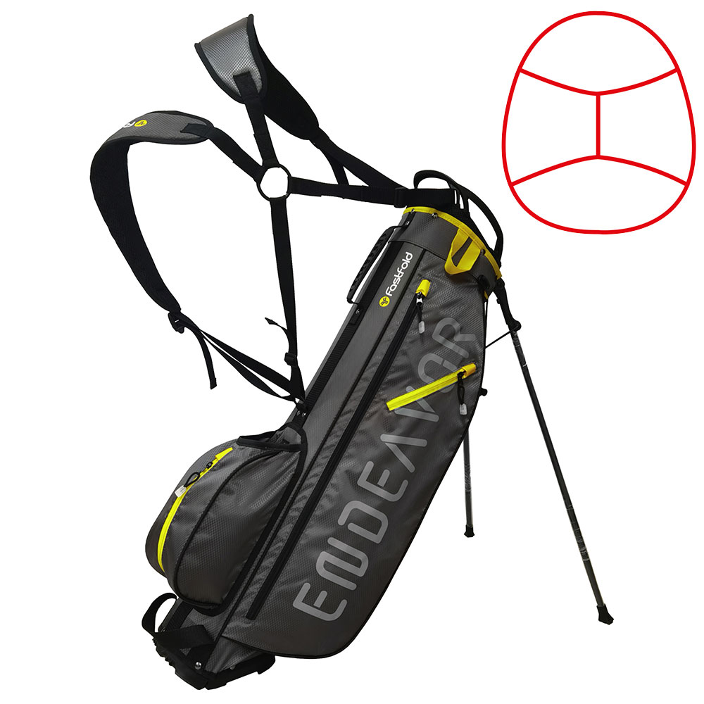 'Fast Fold Endeavor 7" Standbag dunkelgrau/gelb' 'Fast Fold Endeavor 7" Standbag dunkelgrau/gelb' von FastFold