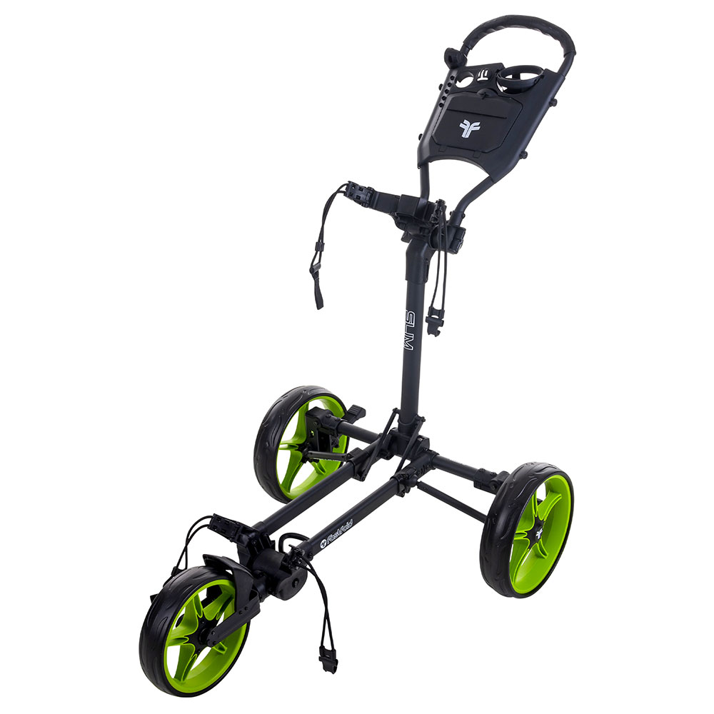 'Fast Fold Slim 3-Rad Trolley schwarz/lime' von FastFold