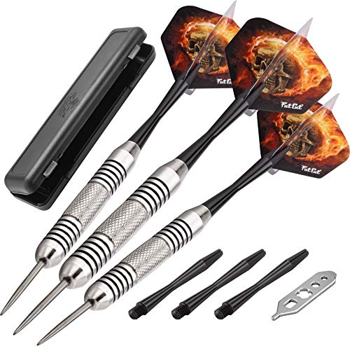 Fat Cat Blazer Stahl Spitze Darts mit Aufbewahrungs-/Reisetasche, 23 Gramm Fat Cat Blazer Stahl Spitze Darts mit Aufbewahrungs-/Reisetasche, 23 Gramm von Fat Cat
