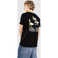 Fat Moose Duck Out T-Shirt black von Fat Moose