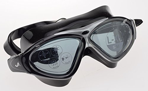 einteilige Schwimmbrille Schwarz Sport Silikon Band Easy Fit Wassersport Brille 100 % UV Schutz in Klarsicht Verpackung L-XL ~yx einteilige Schwimmbrille Schwarz Sport Silikon Band Easy Fit Wassersport Brille 100 % UV Schutz in Klarsicht Verpackung L-XL ~yx von Favory-Shop