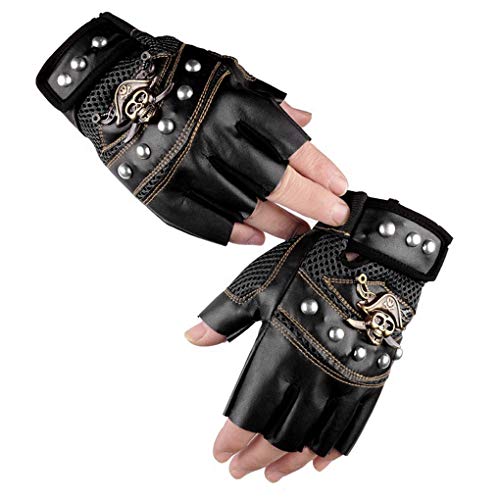 Fahrradhandschuhe Halbfinger Motorradhandschuhe PU Leder Atmungsaktiv Radhandschuhe Outdoor Sport Herren Halb Finger Fahrrad Handschuhe Arbeitshandschuhe Fahrradhandschuhe Halbfinger Motorradhandschuhe PU Leder Atmungsaktiv Radhandschuhe Outdoor Sport Herren Halb Finger Fahrrad Handschuhe Arbeitshandschuhe von Faxianther