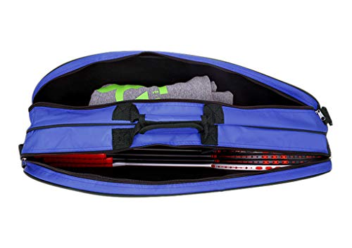 Faxianther Extra große Oxford Wasserdicht Badminton Tasche Tragbare Squashtasche Schlägertasche Tennistasche mit Schuhfach Tennis Bag Sporttasche für 6 Schläger Schuh Kleidung Handtuch Faxianther Extra große Oxford Wasserdicht Badminton Tasche Tragbare Squashtasche Schlägertasche Tennistasche mit Schuhfach Tennis Bag Sporttasche für 6 Schläger Schuh Kleidung Handtuch von Faxianther
