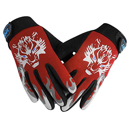 Kinder Winter Kinder Handschuhe Warme Thermo Fleece Fahrradhandschuh Kids Outdoor Sport Thermohandschuhe MTB Radhandschuhe Rennhandschuhe Laufhandschuhe Wasserdicht Anti-Rutsch Touch Screen Handschuhe von Faxianther