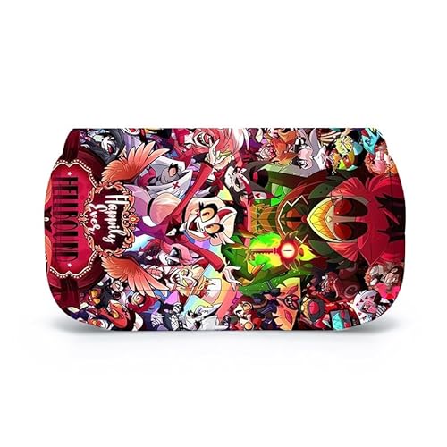 Hazbin Hotel Anime Federmäppchen Alastor Angel Dust Federtaschen Tragbare Große Kapazität Pencil Case für Schule & Büro von Fayeeda