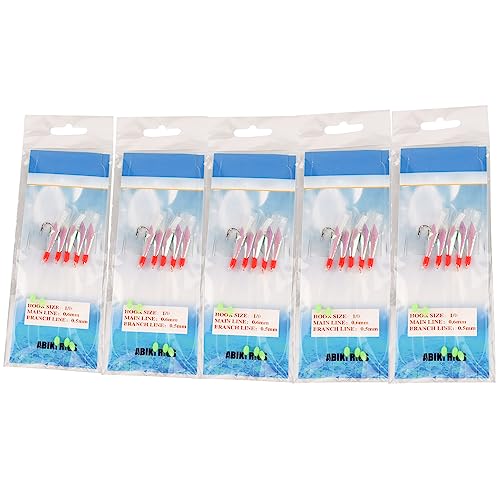 Fayvosiue Rigs - 5 Stück Edelstahl Fischhaken für Süß- und Salzwasser Fayvosiue Rigs - 5 Stück Edelstahl Fischhaken für Süß- und Salzwasser von Fayvosiue