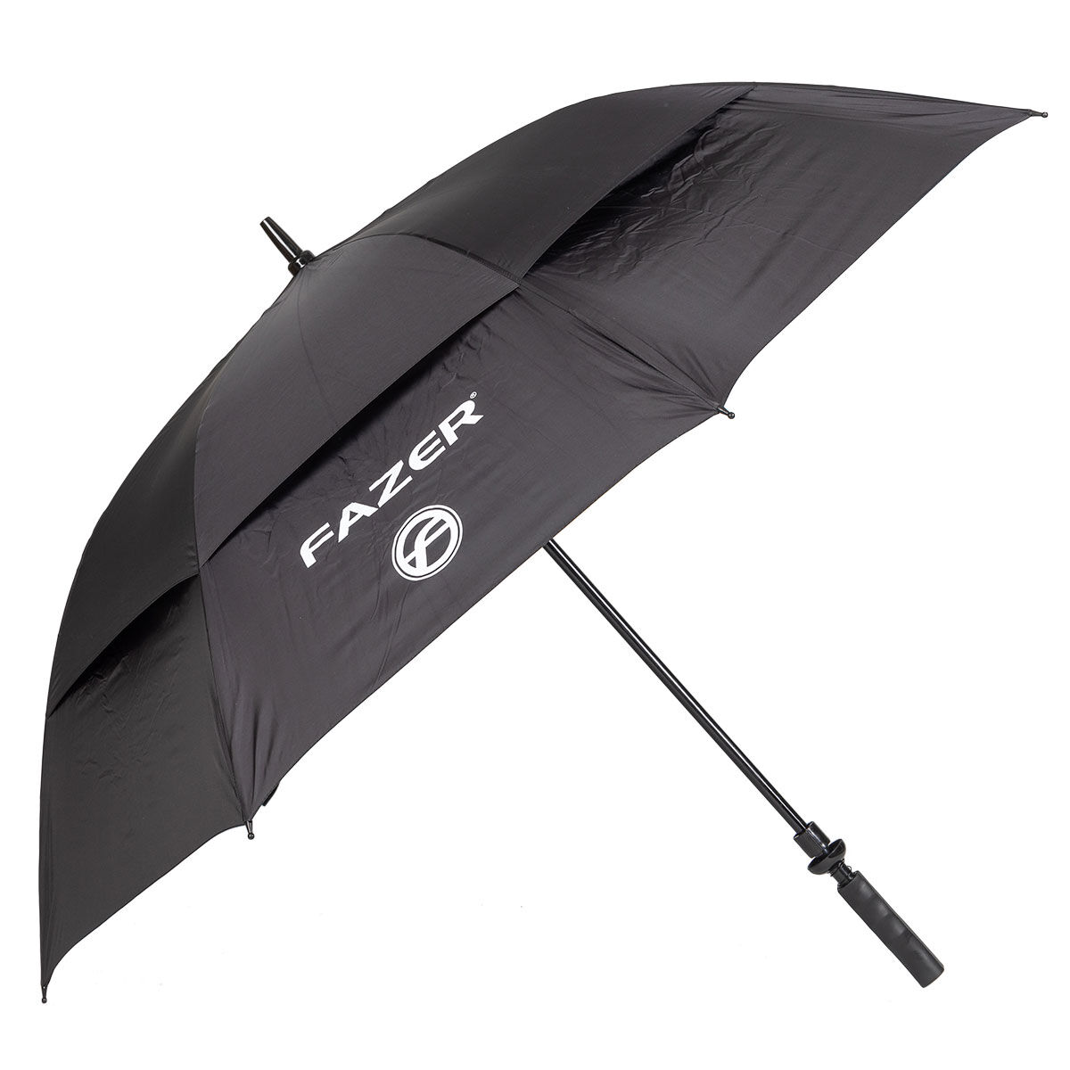 Fazer Black and White Lightweight Windproof Golf Umbrella, Size: 62" | American Golf, 62 inches von Fazer