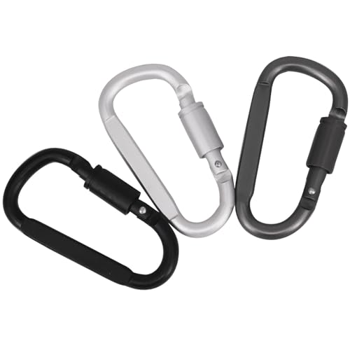 Fazvncv Camping Survival Karabiner Anzug Bergsteigen Karabiner Karabiner für die Organisation von Schlüssel und Werkzeug von Fazvncv