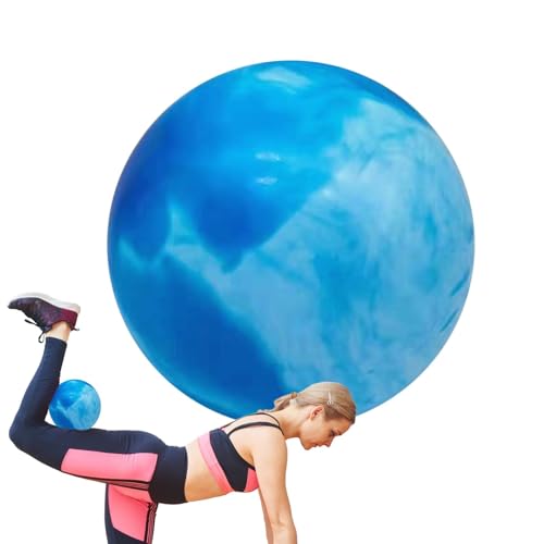 Core Ball, 24,8 cm Gymnastikball für das Fitnessstudio zu Hause, Stabilitätsball für zwischen den Knien, Ballettball für Yoga und körperliche Übung, vielseitiges Übungswerkzeug für Fitness und von Fbinys