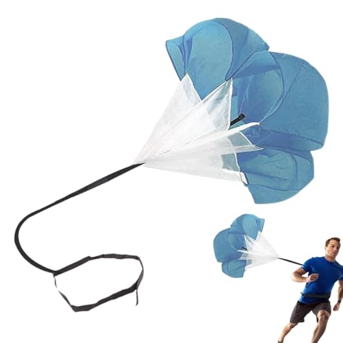 Lauffallschirm | 150,9 cm tragbarer Fallschirm für Geschwindigkeitstraining | Basketball-Drag Exerciser Regenschirm | Krafttraining Fußball Laufbänder | Fitness Explosive Kraftgeräte von Fbinys