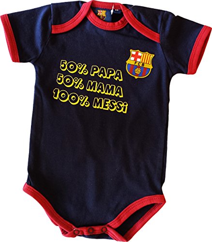 Barça Body für Babys mit Motto Lionel Messi, offizielle Kollektion von FC Barcelona, für Jungen - 24 Monate von Fc Barcelone