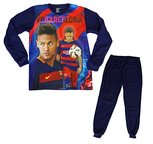 FC Barcelona Geschenk-Box für Jungen, Pyjama Neymar Junior, offizielle Kollektion, Kindergröße, blau - blau - Größe: 6 ans FC Barcelona Geschenk-Box für Jungen, Pyjama Neymar Junior, offizielle Kollektion, Kindergröße, blau - blau - Größe: 6 ans von Fc Barcelone