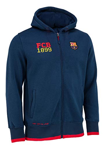 FC Barcelona Kapuzenjacke mit Reißverschluss Barça – Offizielle Kollektion Kindergröße für Jungen 110 blau FC Barcelona Kapuzenjacke mit Reißverschluss Barça – Offizielle Kollektion Kindergröße für Jungen 110 blau von Fc Barcelone