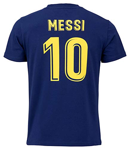 Fc Barcelone Messi Barca T-Shirt, offizielle Kollektion, Herrengröße, XL, blau von Fc Barcelone