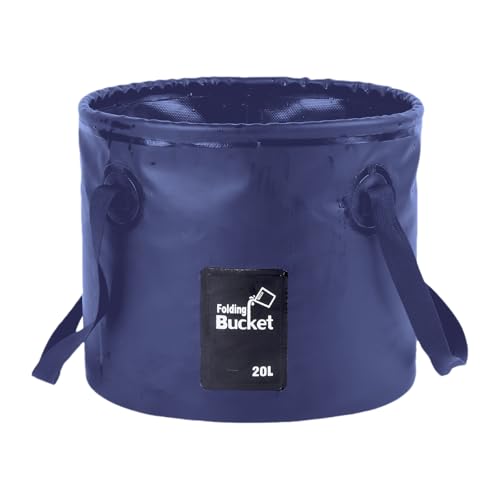 Fcnjsao Angelgerät Wasserbehälter Nylon Geflochtener Eimer Bunte Angeln Fisch Tasche Eimer PVC Eimer Angelzubehör von Fcnjsao