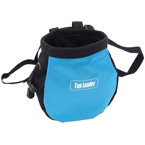 Rock Climbing Chalk Bag Drawstring Magnesia Pouch Bouldering Chalk Bucket Storage Bag for Weight Liftings Gym Climbing Magnesia Powder Bag Hiking and Camping Accessories Portable Bouldering Chalk von Fcnjsao