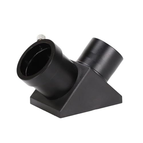 Wide Angles Erecting Images Prism Glass 1.25" 90 Degrees Diagonals Adapter for 1.25 Inch Eyepiece and Focuser Optical Lens Steering Zeniths Glass von Fcnjsao