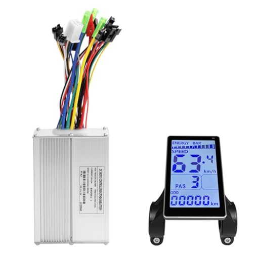 Fcuajdkq M5 Elektrofahrrad LCD-Anzeige Dashboard SM5PIN +20A 36V/48V Sinuswellenregler für Mountainbike-Umbausatz von Fcuajdkq